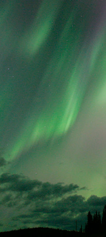 canada yukon aurora sky tyukon