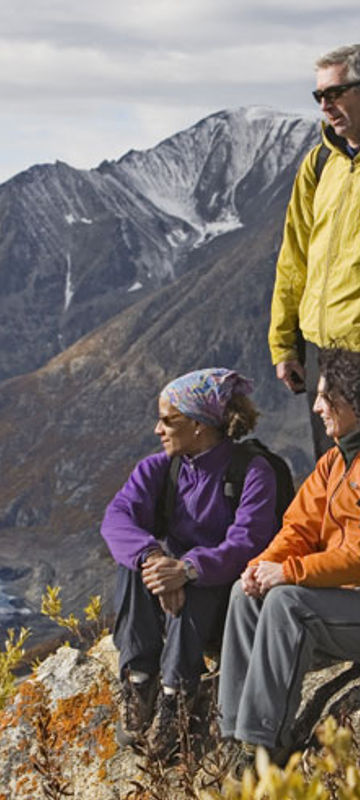 canada yukon kluane national park hikers ty