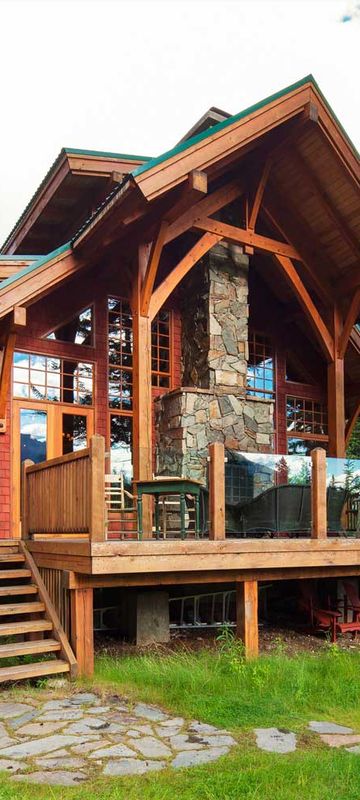 catheral mountain lodge cabin