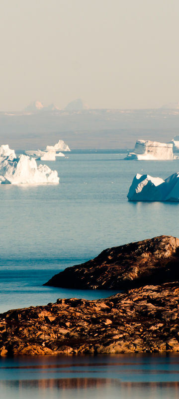 east greenland icebergs scoresbysund near constable point istk