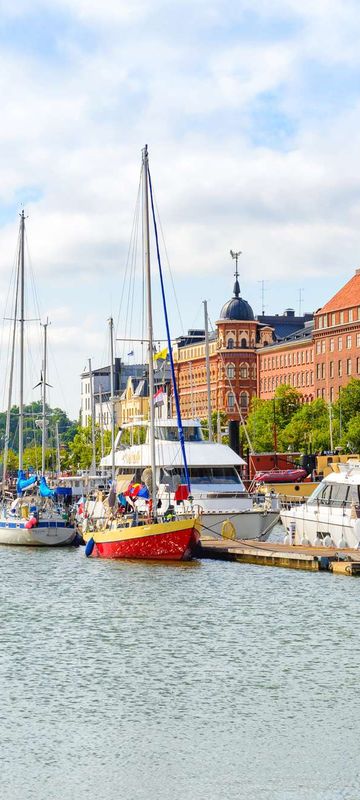 finland helsinki waterfront summer view istk