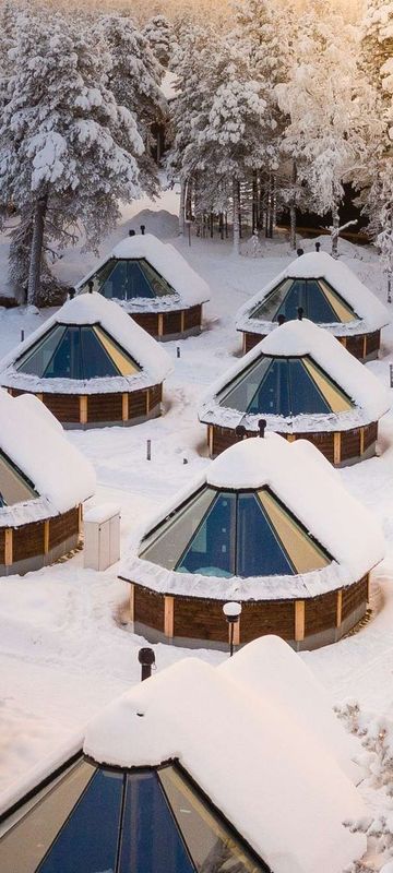 finland inari wilderness hotel aurora cabins