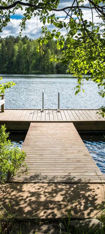 finland jetty and lake view istk