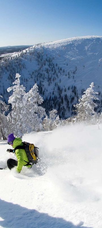 finland lapland downhill skiing vf