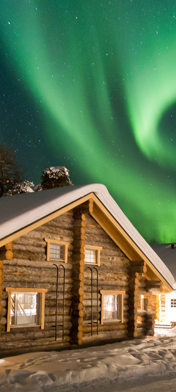 finland lapland northern lights over nellim 1