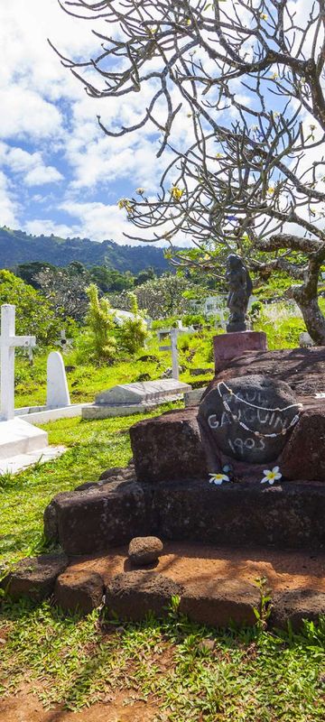 french polynesia paul gauguins grave istk