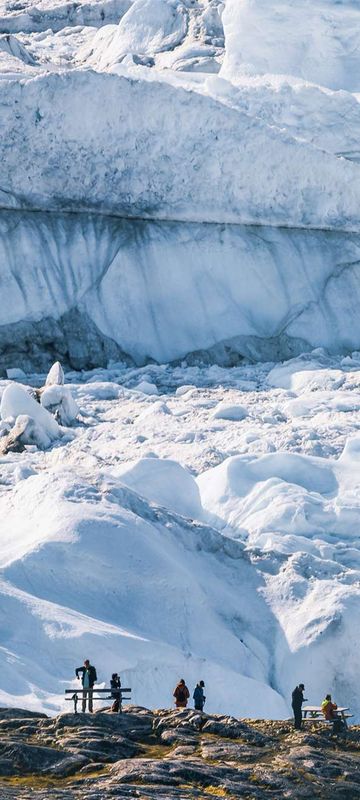 greenland ilulissat icefjord eqip sermia glacier viewpoint istk