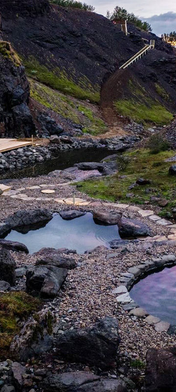 iceland husafell canyon baths