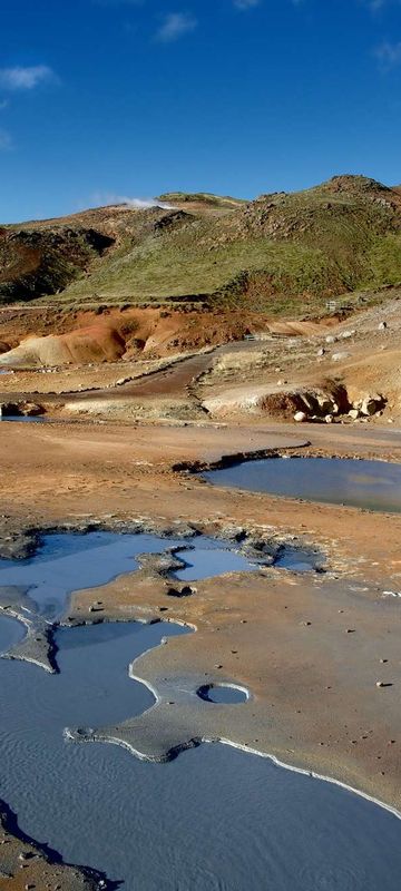 iceland reykjanes peninsula krysuvik mud pools ap