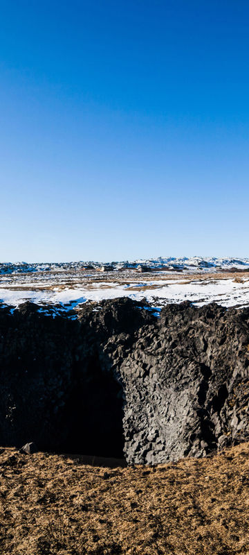 iceland snaefellsnes arnarstapi coast winter istk 1