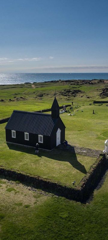 Iceland Snaefellsnes Budir Church