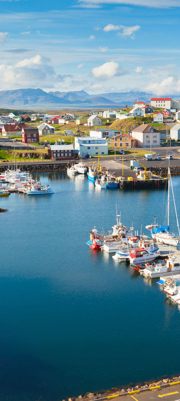 iceland snaefellsnes stykkisholmur harbour istk