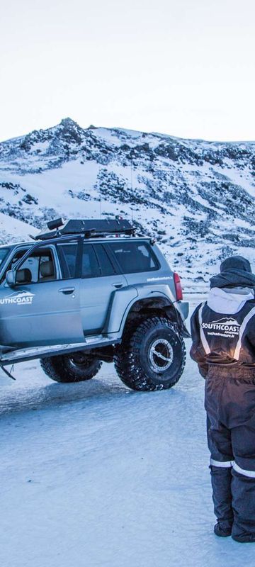 iceland superjeep safari winter sca