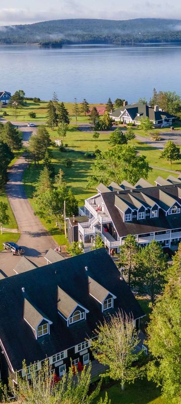 inverary resort baddeck aerial