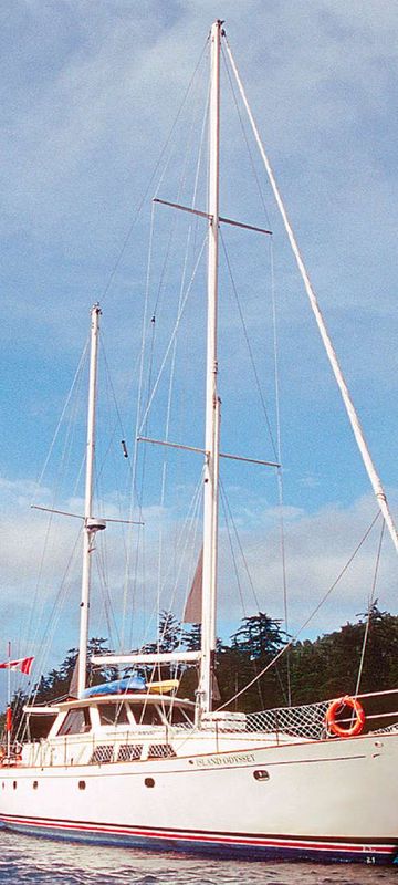 island odyssey at anchor blwtr