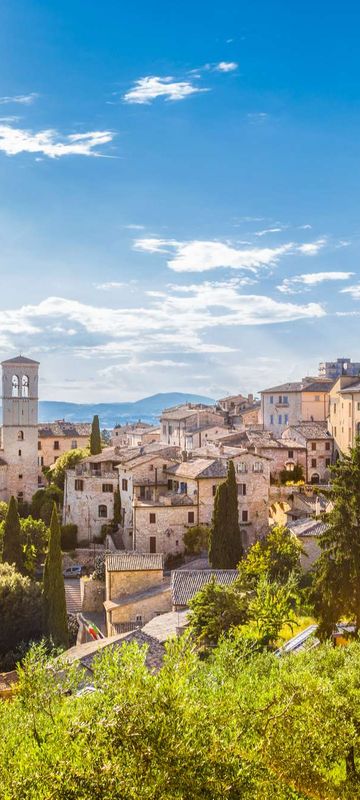 italy historic town of assisi umbria istk