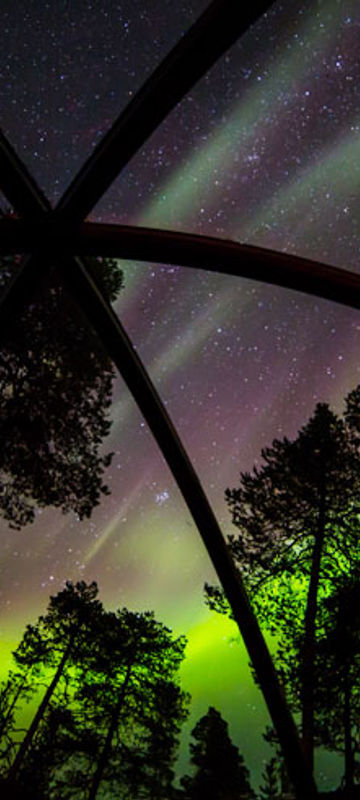 nellim aurora bubble view
