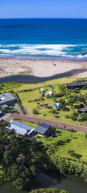 new zealand coromandel aerial view hot water beach istk