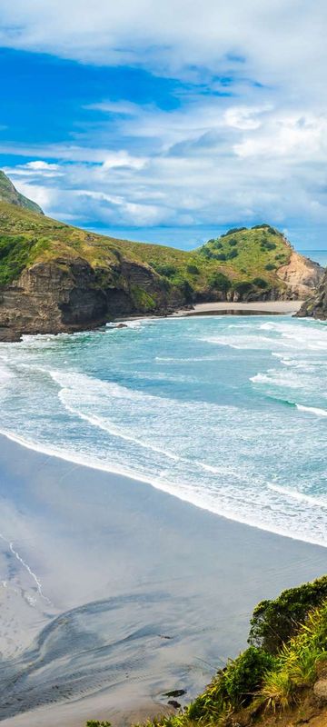 new zealand piha beach auckland astk