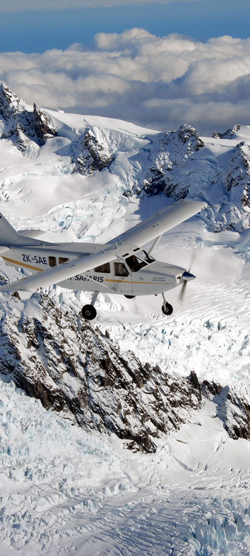 new zealand south island mt cook scenic flight