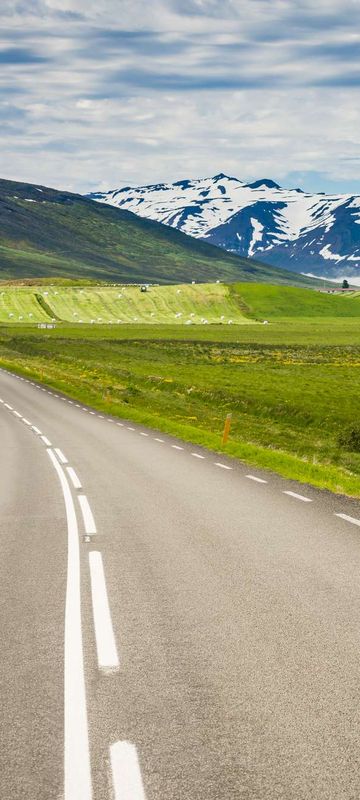 north iceland eyjafjordur countryside road rth