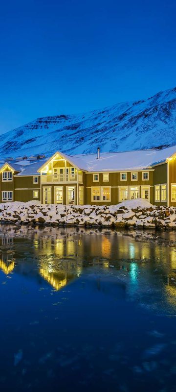 north iceland siglo hotel siglufjordur winter rth