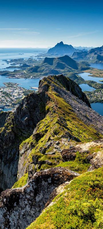 northern norway lofoten view of svolvaer istk