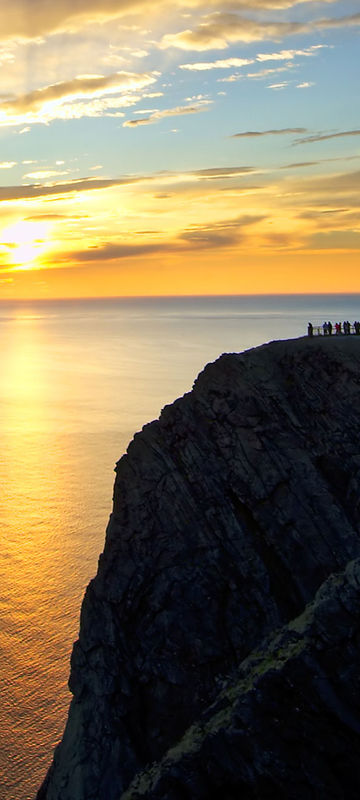 northern norway midnight sun north cape vnor