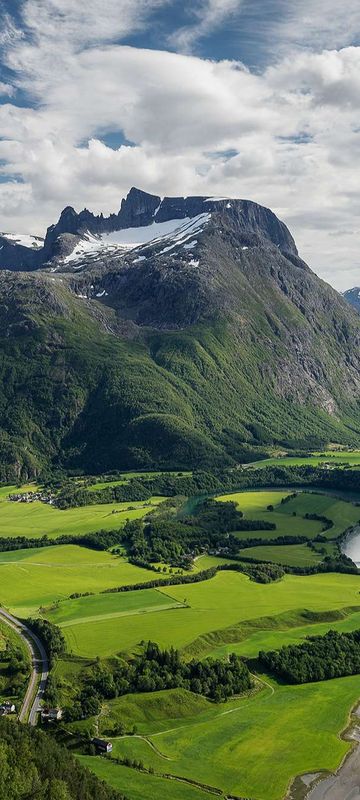 norway andalsnes valley romsdalen istk