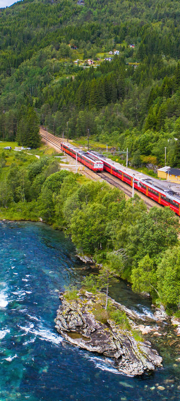 norway bergen to oslo railway summer istk