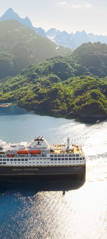 norway coastal cruise havila castor in trollfjorden by mariusbeckdahle