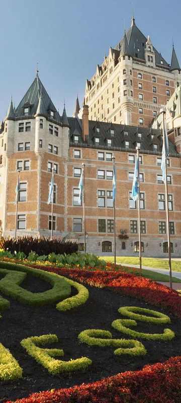 quebec fairmont chateau frontenac exterior daytime