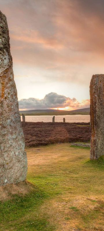 Sunrise at the Ring of Brodgar, Orkney Islands