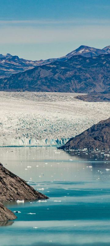 south greenland glacier near narsarsuaq istk