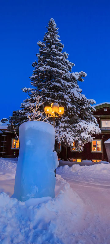 sweden lapland icehotel restaurant exterior rth