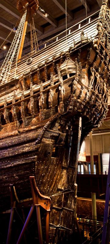 sweden vasa museum stockholm interior astk