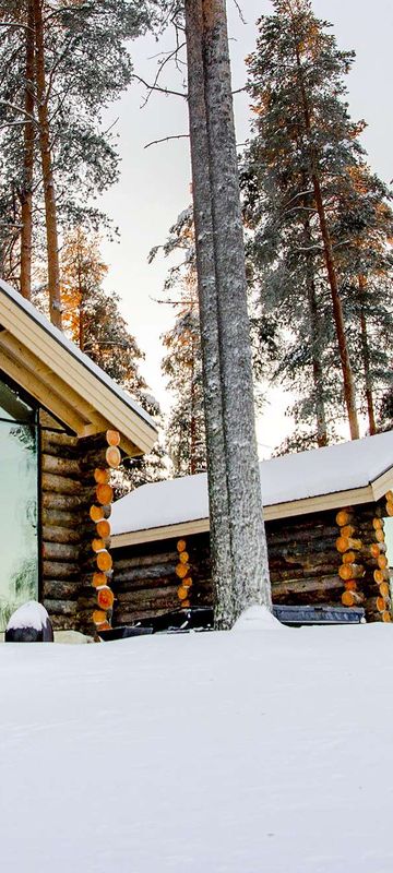 swedish lapland arctic retreat cabin windows