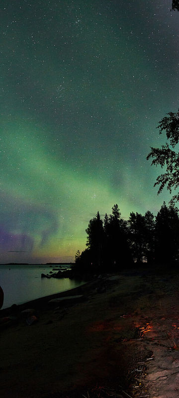 swedish lapland autumn campfire brandon lodge