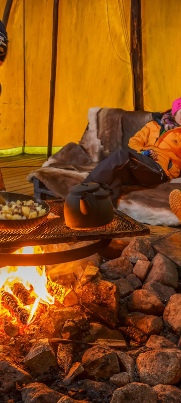 swedish lapland brandon lavvu campfire rth