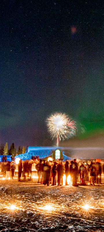 swedish lapland icehotel27 new year fireworks