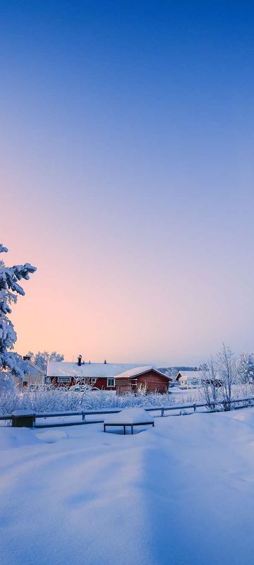 swedish lapland winter sun jukkasjarvi village rth