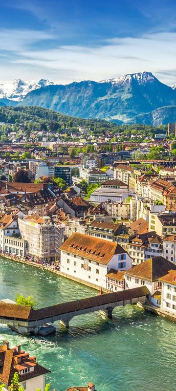 switzerland alps behind lucerne astk