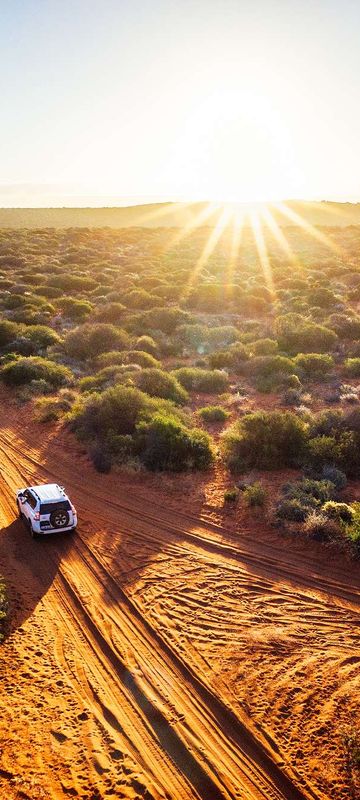 western australia francois peron national park outback road istk