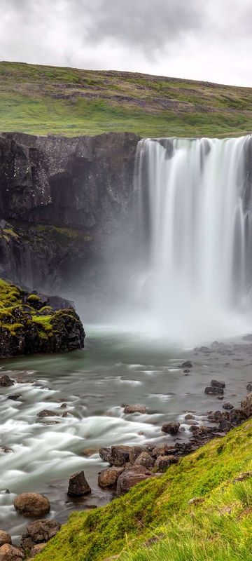 iceland east fjords gufufoss seydisfjordur istk