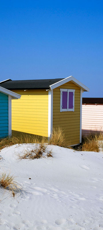 sweden skane beach huts vskne