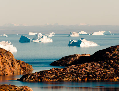 east greenland icebergs scoresbysund near constable point istk