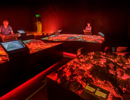 iceland lava centre interactive exhibit