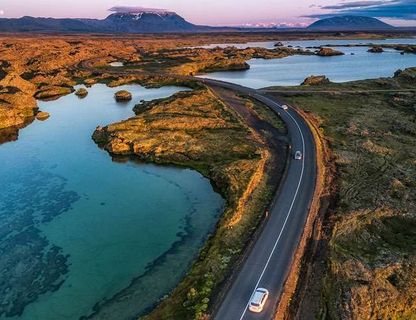 iceland north east drive around lake myvatn rth