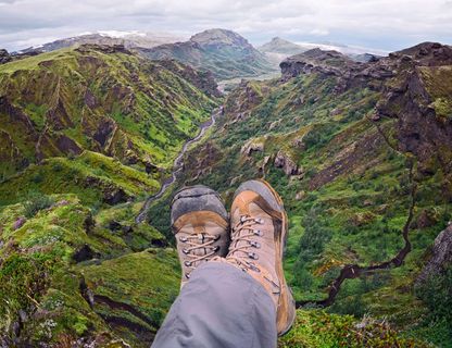 iceland south west thorsmork hiking boots adstk
