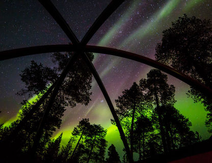 nellim aurora bubble view